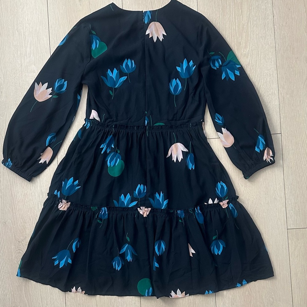 Ann Taylor Floral Midi Dress – Size 4 - Picture 3 of 8